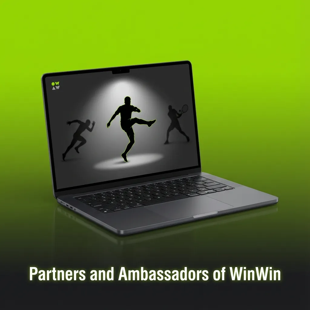 Illustration of WinWin partners: sports commentators, esports caster, and fintech advisor promoting fair, responsible betting in Bangladesh