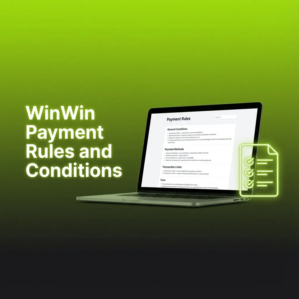 WinWin Payment Rules and Conditions page explaining secure deposit and withdrawal rules for Bangladesh users